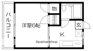 コーポれいんぼう【2階】の間取り