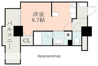コネクト新水前寺【5階】の間取り