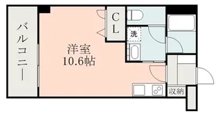 コネクト新水前寺【5階】の間取り