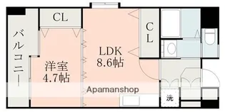 アーバンパーク水前寺公園【2階】の間取り