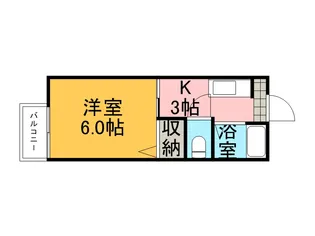 ラ・ビアンコ【1階】の間取り