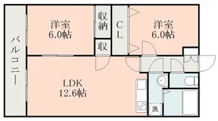 メゾン・ド・ルミエール【2階】の間取り
