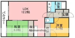 クリスタルマンション【5階】の間取り