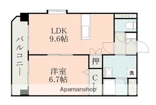 DREW一番館【3階】の間取り