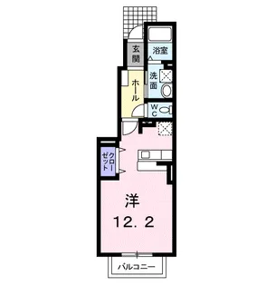 レイク グリーン【1階】の間取り