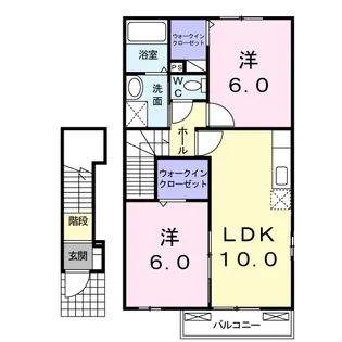 モデルヌB【2階】の間取り