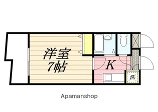 1Kの間取り画像