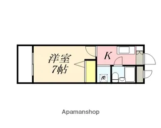 メゾン・ド・水前寺【3階】の間取り