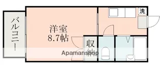 コーポふじ2【2階】の間取り