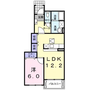 ラ・フォレスタRYU・H【1階】の間取り
