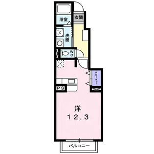 パークハイム大丸H【1階】の間取り