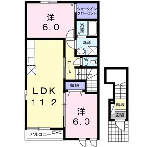 ダイナソーA【2階】の間取り
