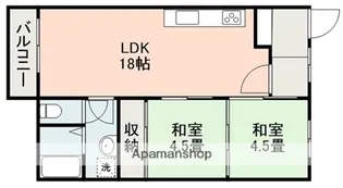 帯山ビル【5階】の間取り