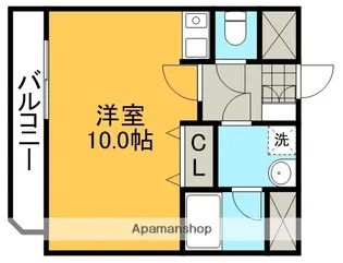 帯山ビル【3階】の間取り