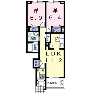 ファミリア【1階】の間取り