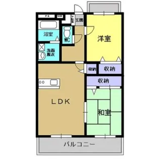 グランディールIII【1階】の間取り