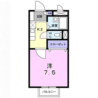 レジデンス尾ノ上【1階】の間取り
