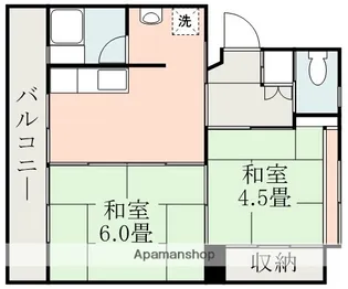 ファーストプレイス合志2号棟【4階】の間取り