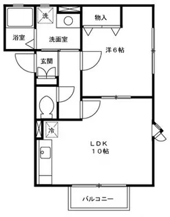 ソレイユハイツ【2階】の間取り