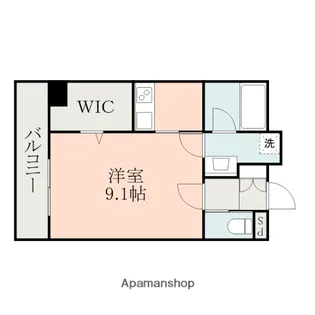 グラン月出【5階】の間取り