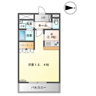 サイネリア丸美【103号室】の間取り