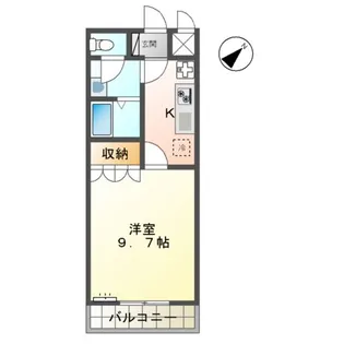 SUNFOREST【205号室】の間取り
