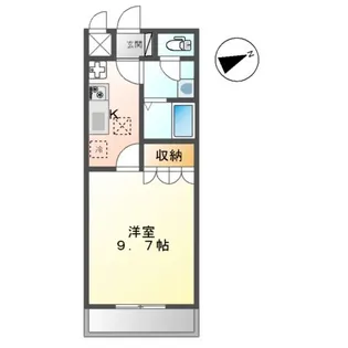 SUNFOREST【103号室】の間取り