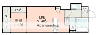 SMILEAX新大江【2階】の間取り