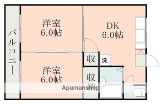 モイセス後藤B【1階】の間取り