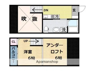 クレアシオン【2階】の間取り