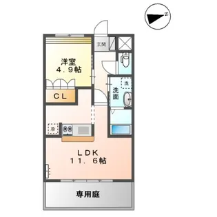 MADRE AMANTE【1階】の間取り