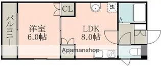 PRENDRE武蔵ケ丘 Ⅰ【2階】の間取り