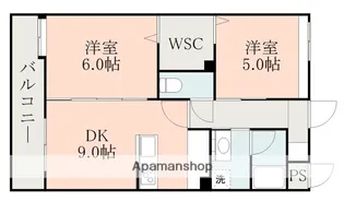 サウスガーデン合志南【4階】の間取り