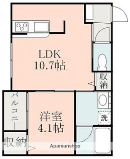 LUZ光の森【2階】の間取り