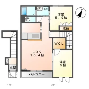 SINCERITY峰【2階】の間取り