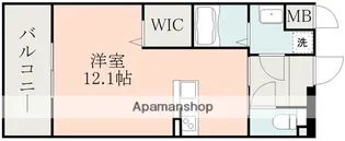 サンシエル月出【4階】の間取り