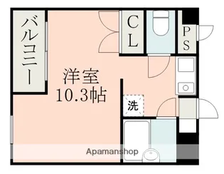ハートピアマンション【4階】の間取り