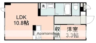 MAJOR光の森駅前【1階】の間取り