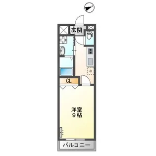 クオリティパレス【2階】の間取り