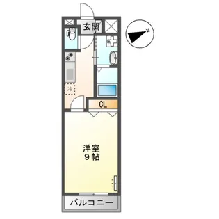 クオリティパレス【2階】の間取り