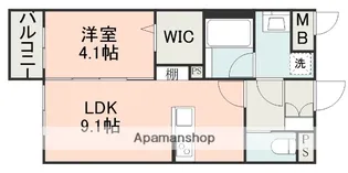 グレース長嶺南【3階】の間取り