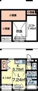 CLOTHO【2階】の間取り