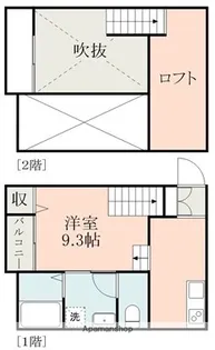 ウェルフォアティス【2階】の間取り
