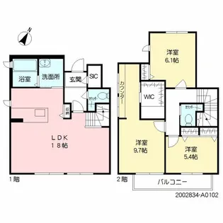 サフィール【1階】の間取り