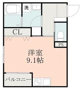ラ・ポルテ光の森北ⅧNORTH【1階】の間取り