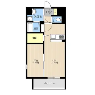 LIBTH原水南【2階】の間取り