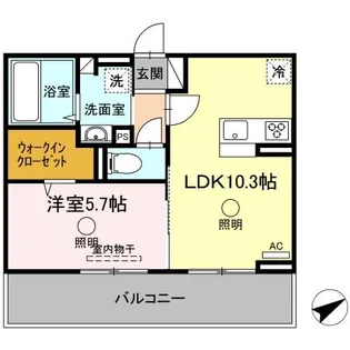 セレブ火の君【2階】の間取り