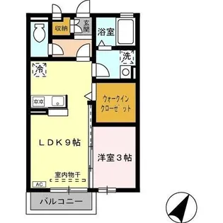 グランモア津久礼【2階】の間取り