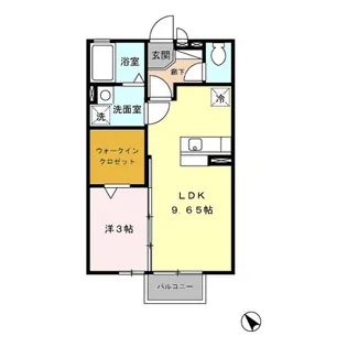 ラ・フーガ【2階】の間取り