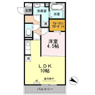 パレス丹波 参番館【2階】の間取り